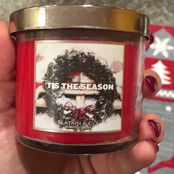 NWT set of 2 metal candle holders + candle - Picture 6 of 8